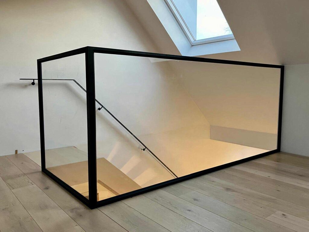 stalen trapwand balustrade op maat InnConcepts